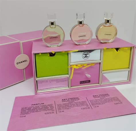 chanel chance miniature set vintage